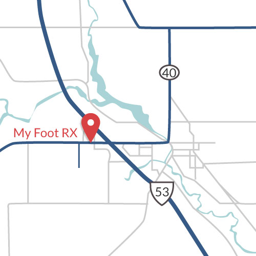 My Foot Rx map